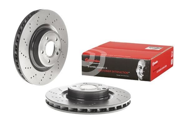 BREMBO Disque de frein 09.B744.51 BREMBO 09.B744.51 d'origine Disques de frein Mercedes SLK R172 coût