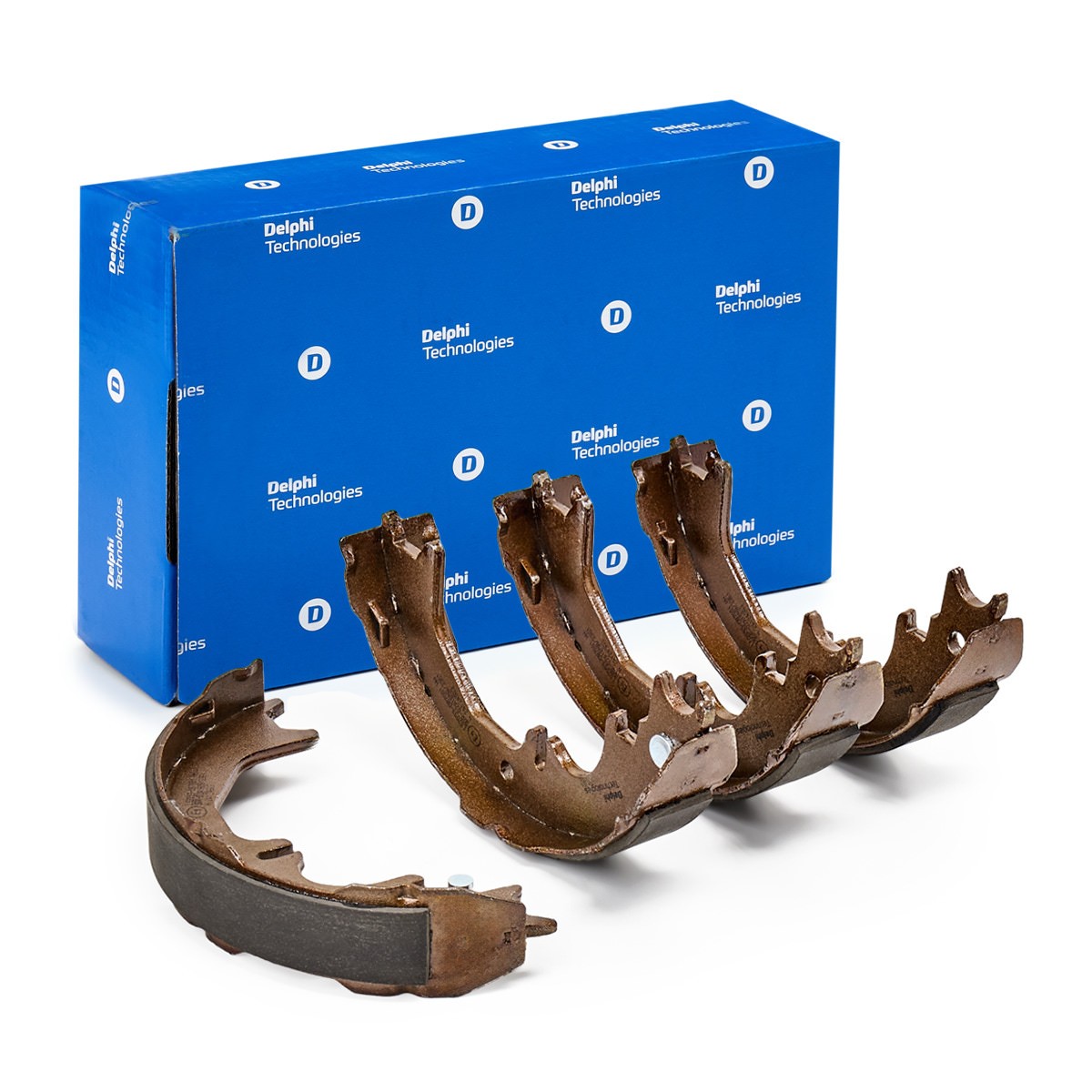 DELPHI Handbrake shoes LS2053 LS2053 DELPHI handbrake shoes for OPEL KADETT