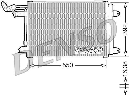 DENSO Condensatore climatizzatore DCN32002 DCN32002 Radiatore aria condizionata NISSAN PICK UP DENSO costo