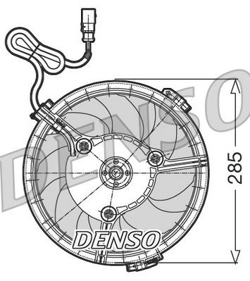 DENSO Ventola radiatore DER02005 DER02005 costo Ventola radiatore DENSO Volkswagen BEETLE