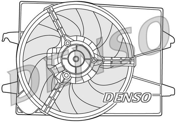 DENSO Kylfläkt DER10003 DER10003 DENSO fläkt till kylare FORD MONDEO