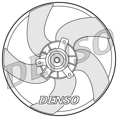 DENSO Motoventilateur DER21011 Ventilateur de refroidissement DENSO 406 DER21011 pas cher
