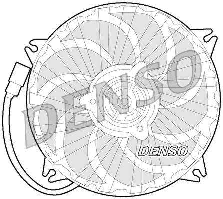 DENSO Koelventilator DER21017 Mazda PREMACY Ventilator DENSO DER21017
