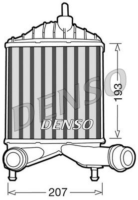 DENSO Ιντερκούλερ DIT09101 DENSO DIT09101 Ιντερκούλερ Lancia Musa 350 τιμες