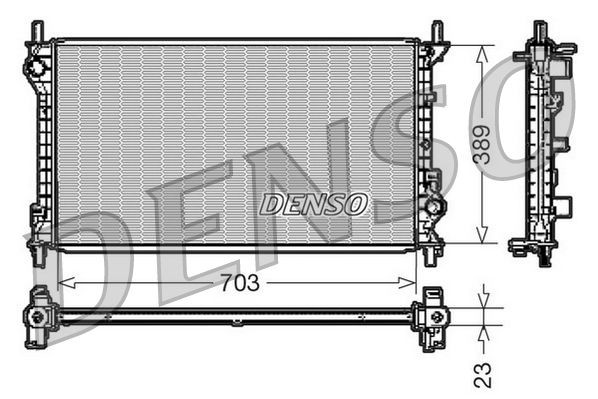 DENSO Radiateur DRM10108 DRM10108 Radiateur DENSO FORD SIERRA