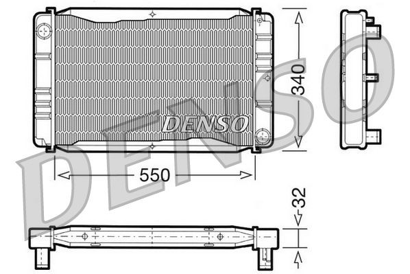 DENSO Radiateur DRM33011 DENSO DRM33011 originele Radiateur Volvo 343 kosten