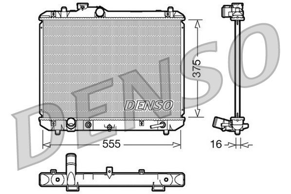 DENSO Radiatore motore DRM47007 DRM47007 costo Radiatore SUZUKI IGNIS DENSO