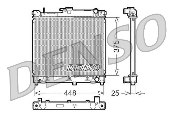 DENSO Radiatore motore DRM47014 DRM47014 costo Radiatore DENSO SUZUKI IGNIS