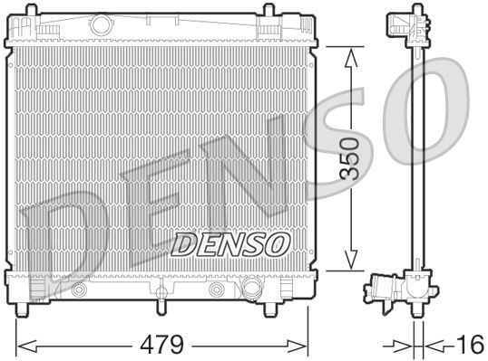 Radiateur DENSO DRM50070 DENSO DRM50070: Radiator Daihatsu CHARADE 2024