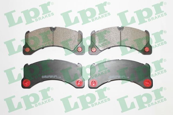 LPR Bremseklodser 05P1731 Sports bremseklodser LPR Porsche 718 05P1731