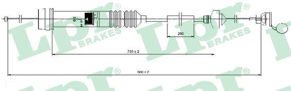 LPR Koppelingskabel C0013C C0013C Koppelingskabel MITSUBISHI ASX LPR