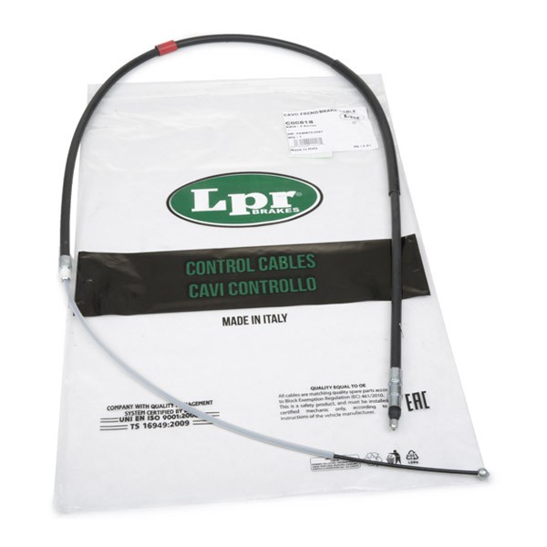 LPR Żażné lanko parkovacej brzdy C0081B C0081B Ručná brzda LPR BMW X6