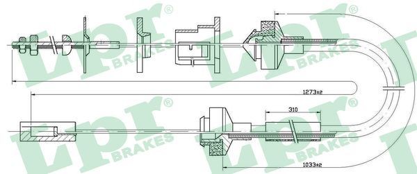 LPR Tross, sidurikasutus C0145C Siduritross LPR Nissan TERRANO C0145C