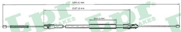 LPR Tautrekk, håndbremse C0692B Håndbremse LPR SCÉNIC C0692B billige