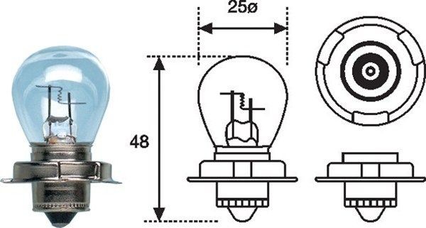 MAGNETI MARELLI Bulb, spotlight 002588300000 LANCIA MAGNETI MARELLI fog light bulb 002588300000