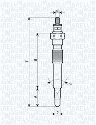 MAGNETI MARELLI Candeletta 062900092304 062900092304 Candelette MAGNETI MARELLI MAZDA 5 costo