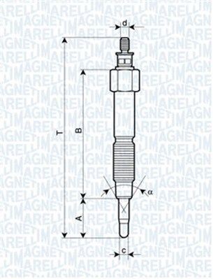 MAGNETI MARELLI Glödstift 062900093304 062900093304 MAGNETI MARELLI glödstift Nissan CABSTAR E