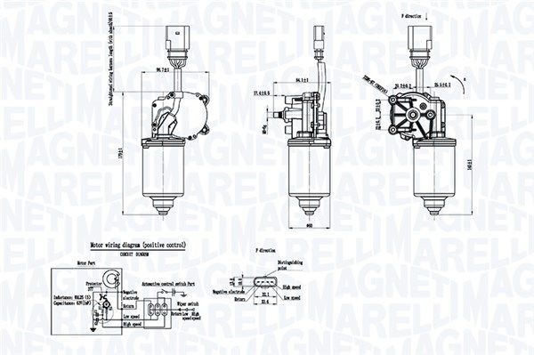 Pesuri mootor MAGNETI MARELLI 064053012010 MAGNETI MARELLI 064053012010: Klaasipuhasti mootor Seat EXEO 2009