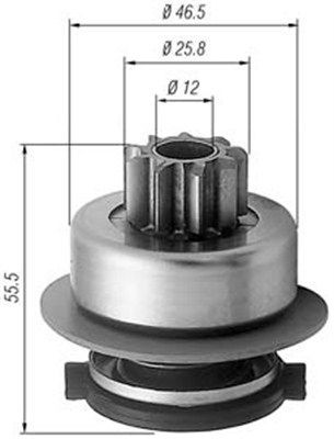 MAGNETI MARELLI Γρανάζι, μίζα 940113020256 MAGNETI MARELLI 940113020256 Γρανάζια σφόνδυλου αδρανείας, εκκινητής Lancia Beta 828 BFW γνήσια τιμες