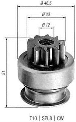 MAGNETI MARELLI Pignone, Motorino d'avviamento 940113020258 MAGNETI MARELLI 940113020258 Meccanismo unidirezionale, motorino d'avviamento Grand Cherokee WJ originale prezzo