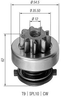 MAGNETI MARELLI Rondsel, startmotor 940113020282 MAGNETI MARELLI 940113020282 Vrijwielaandrijving, starter Fiat Ducato 230L originele prijs