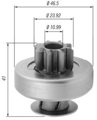 MAGNETI MARELLI Γρανάζι, μίζα 940113020370 MAGNETI MARELLI 940113020370 Γρανάζια σφόνδυλου αδρανείας, εκκινητής Renault Master 3 Van γνήσια τιμες