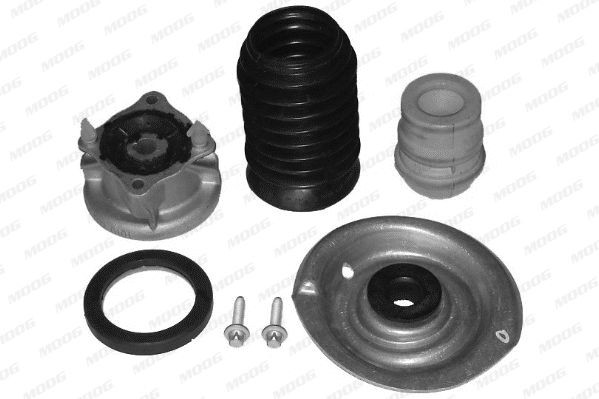 MOOG Reparatieset, Ring voor schokbreker veerpootlager ME-SB-9921 Veerpoot rubber MERCEDES-BENZ MOOG ME-SB-9921