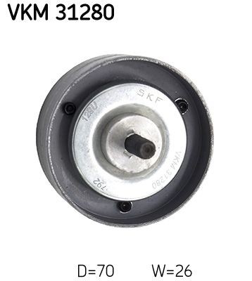 SKF Styrrulle, drivrem VKM 31280 SKF VKM 31280 löprulle drivrem NISSAN TITAN