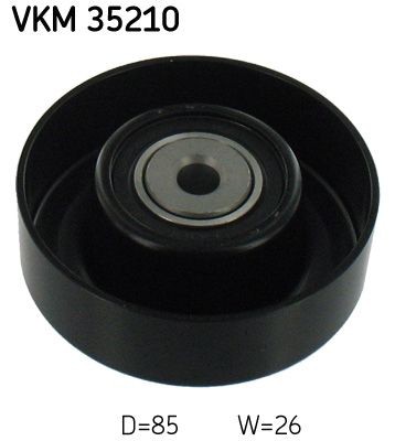 SKF Geleiderol / omdraairol v-snaren VKM 35210 Renault CAPTUR Geleiderol poly v-riem SKF VKM 35210
