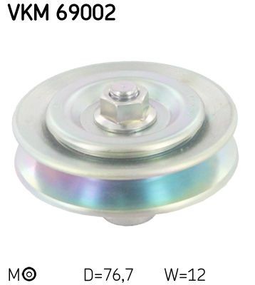 SKF Napínacia kladka klinového remeňa VKM 69002 SKF VKM 69002 Napínacia kladka klinového remeňa CHEVROLET Tacuma (U100) 1.6 105 KS 2009