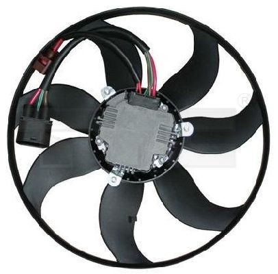 TYC Ventilador de radiador 837-0031 837-0031 Ventoinha VW BEETLE TYC