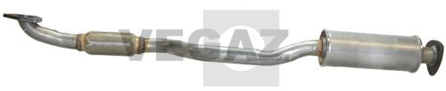 VEGAZ Katalysator DAS-145 DAS-145 VEGAZ katalytisk omvandlare CHEVROLET ASTRA