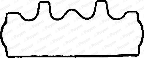 PAYEN Tetning, topplokkdeksel JP041 Ventildekselpakning PAYEN Peugeot 508 JP041