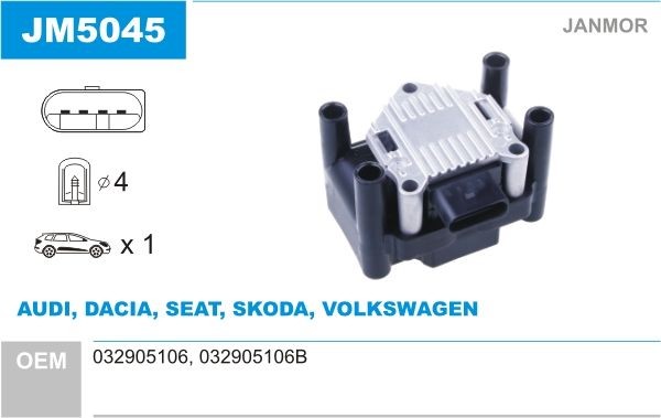 JANMOR Πολλαπλασιαστής JM5045 Πολλαπλασιαστής JANMOR IVECO JM5045