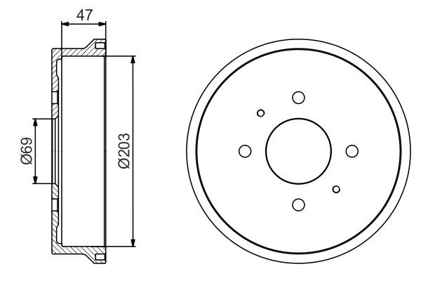 BOSCH Bremstrommel 0 986 477 235 0 986 477 235 BOSCH MITSUBISHI Pajero II (V30) Bremstrommeln Kosten