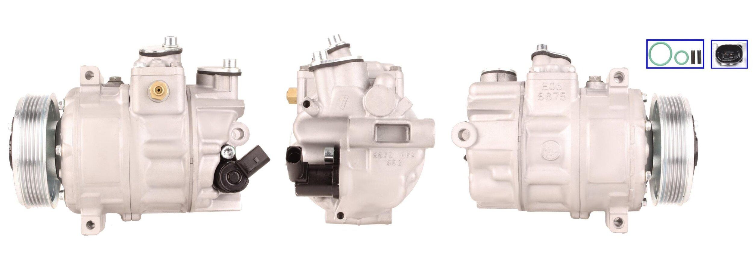 ELSTOCK Κομπρεσέρ air condition 51-0123 Κομπρεσέρ ELSTOCK Audi A3 51-0123