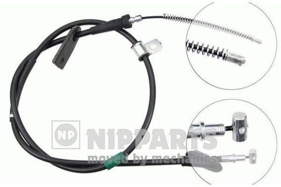 NIPPARTS Handbromsvajer J18828 SUBARU bromswire NIPPARTS J18828