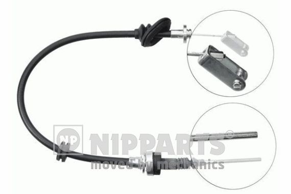 NIPPARTS Koblingskabel J27080 Koblingskabel NIPPARTS SUBARU J27080