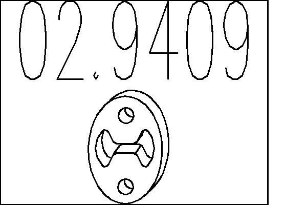 MTS Aanslagrubber, demper 02.9409 Porsche CAYENNE Ophangrubber MTS 02.9409