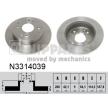NIPPARTS | Disco de travão N3314039 para HONDA Prelude V (BB) baratas online