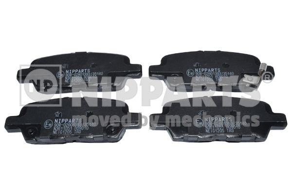 NIPPARTS Bromsbelägg N3611051 NISSAN bromsklossar NIPPARTS N3611051