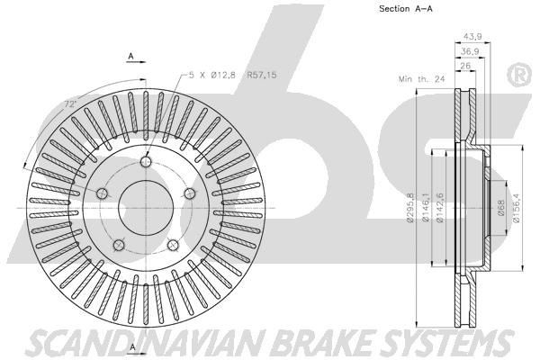 sbs Bremžu šļūtene 1330852396 1330852396 Bremžu šļūtenes CHRYSLER GRAND VOYAGER sbs