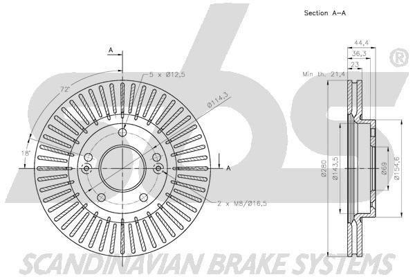 sbs Tubo flexível de travão 13308545133 13308545133 Mangueira de freio TOYOTA TUNDRA sbs