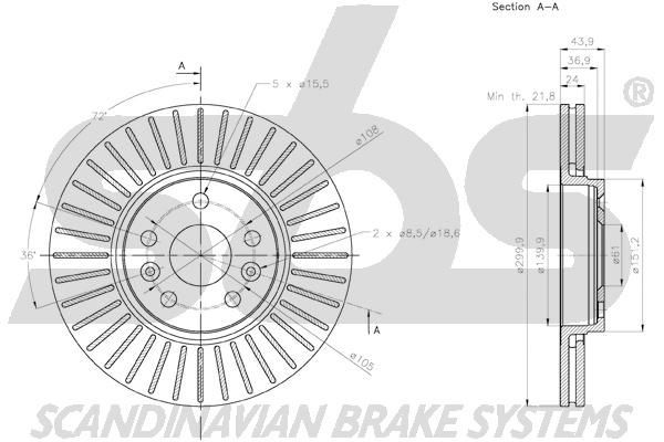 sbs Bremseslange 1330854796 1330854796 sbs Bremseslange Kia billige