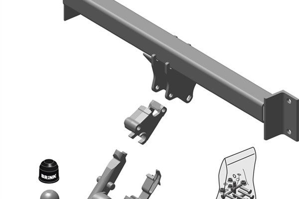 BRINK Dispositivo de reboque 420700 Gancho de reboque BMW E83 420700 BRINK