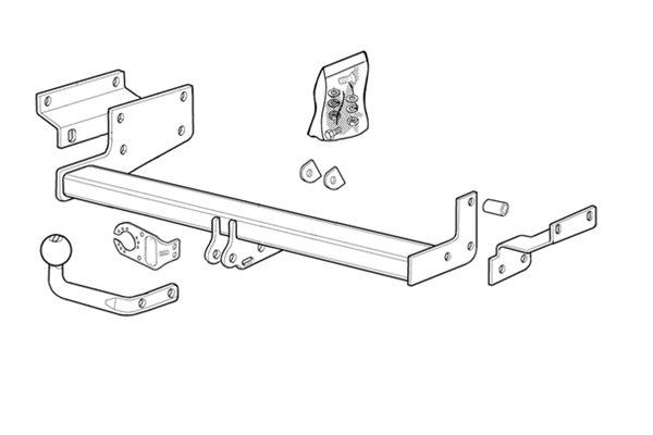 Hengerfeste BRINK 360000 BRINK 360000 Tilhengerfeste VOLVO S40 2002