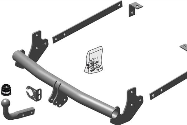 BRINK Attelage 480900 BRINK 480900 Boule d'attelage TOYOTA Corolla VII Break (E100) pas cher