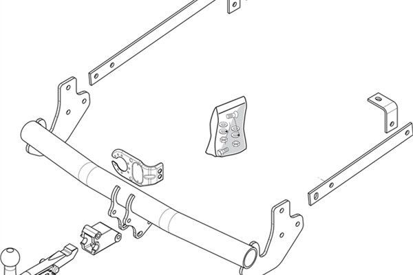 Trekhaak BRINK 481000 BRINK 481000: Trekhaken Toyota CAMRY 2025