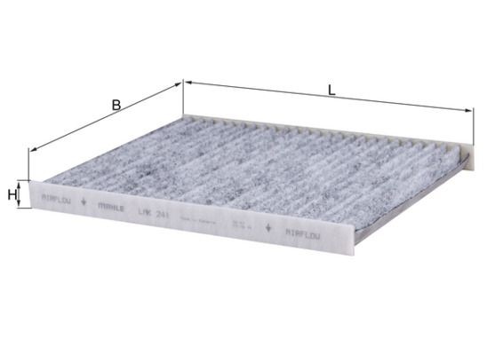 MAHLE Innenraumfilter LAK 241 LAK 241 MAHLE Innenraumfilter Chrysler Stratus JA Kosten