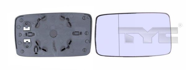 TYC Speilglass, ytterspeil 331-0004-1 TYC 331-0004-1 Sidespeilglass VW Vento 1h2 til en fordelagtig pris